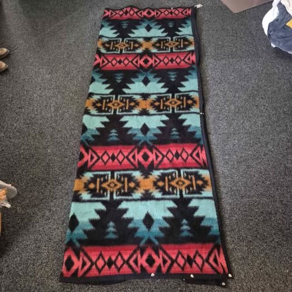 Vintage Biederlack of America Southwestern Aztec Wearable Stadium Blanket